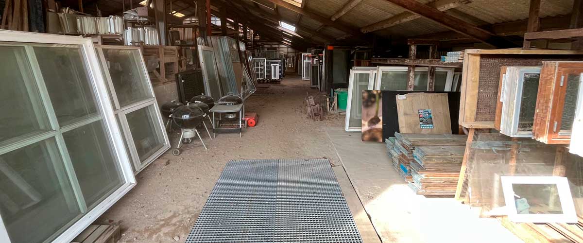 Salg af genbrugsmaterialer i Jylland